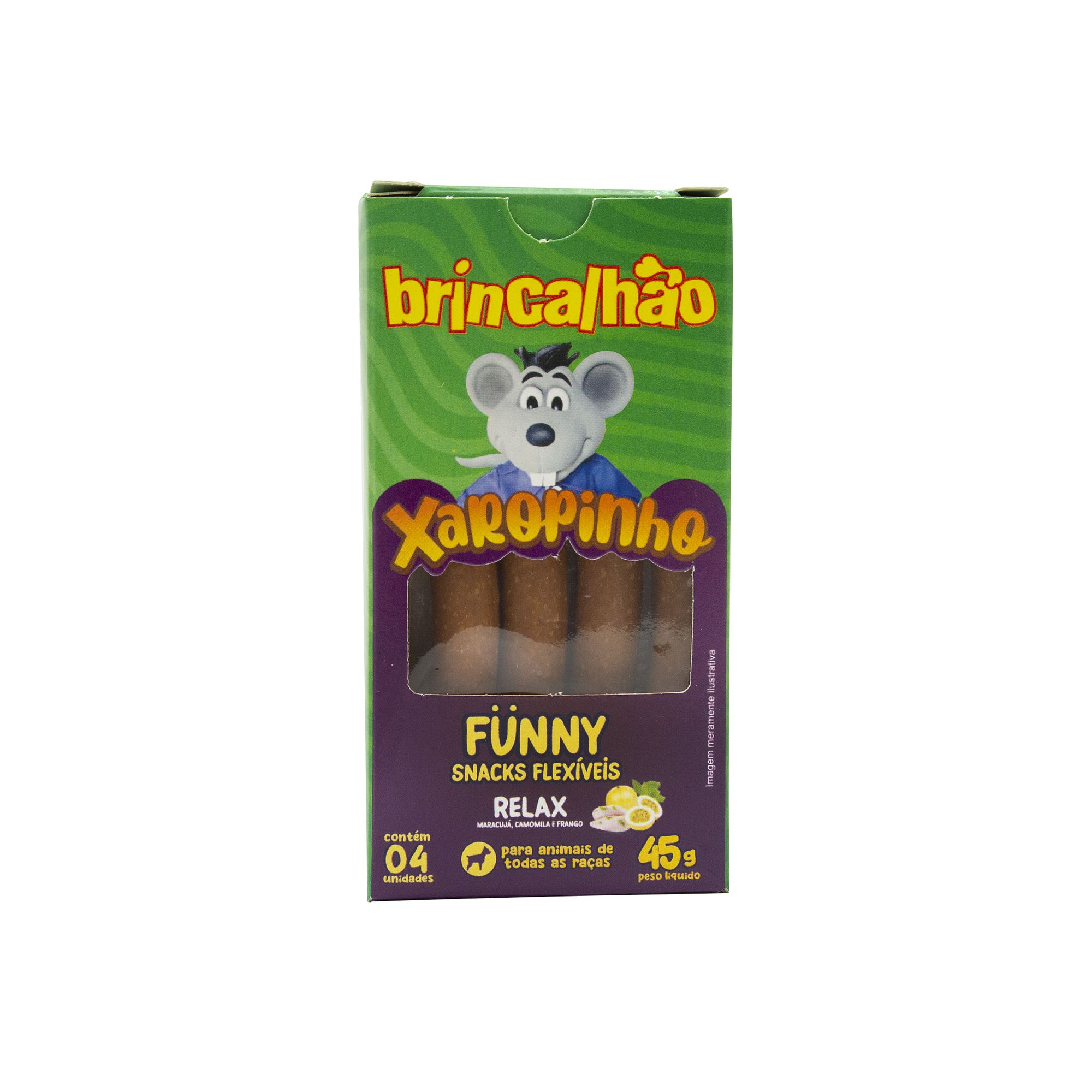 Petisco Para Cachorro Xaropinho Tipo Funny Relax 45 G