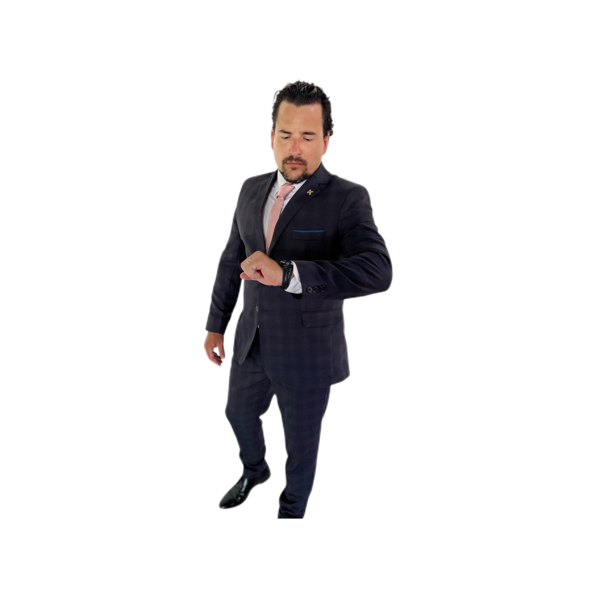 Costume Príncipe de Gales Chumbo Flap - Linha Prem... - King Ternos