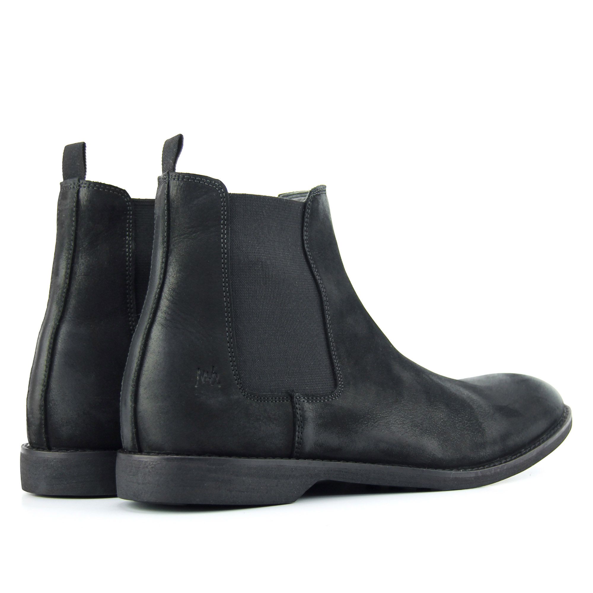 Bota Chelsea Masculina Wolf Preto Monbran Dressy