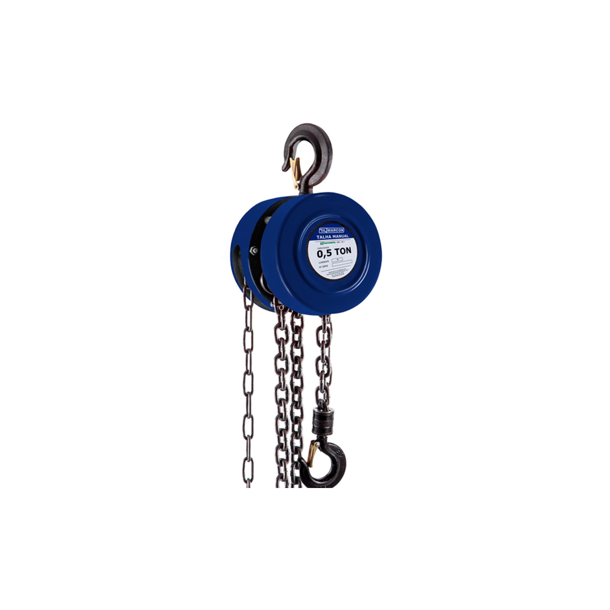 Talha Manual Compacta 500kg 3mt (TA-1) - Marcon | Ritec Máquinas e ...