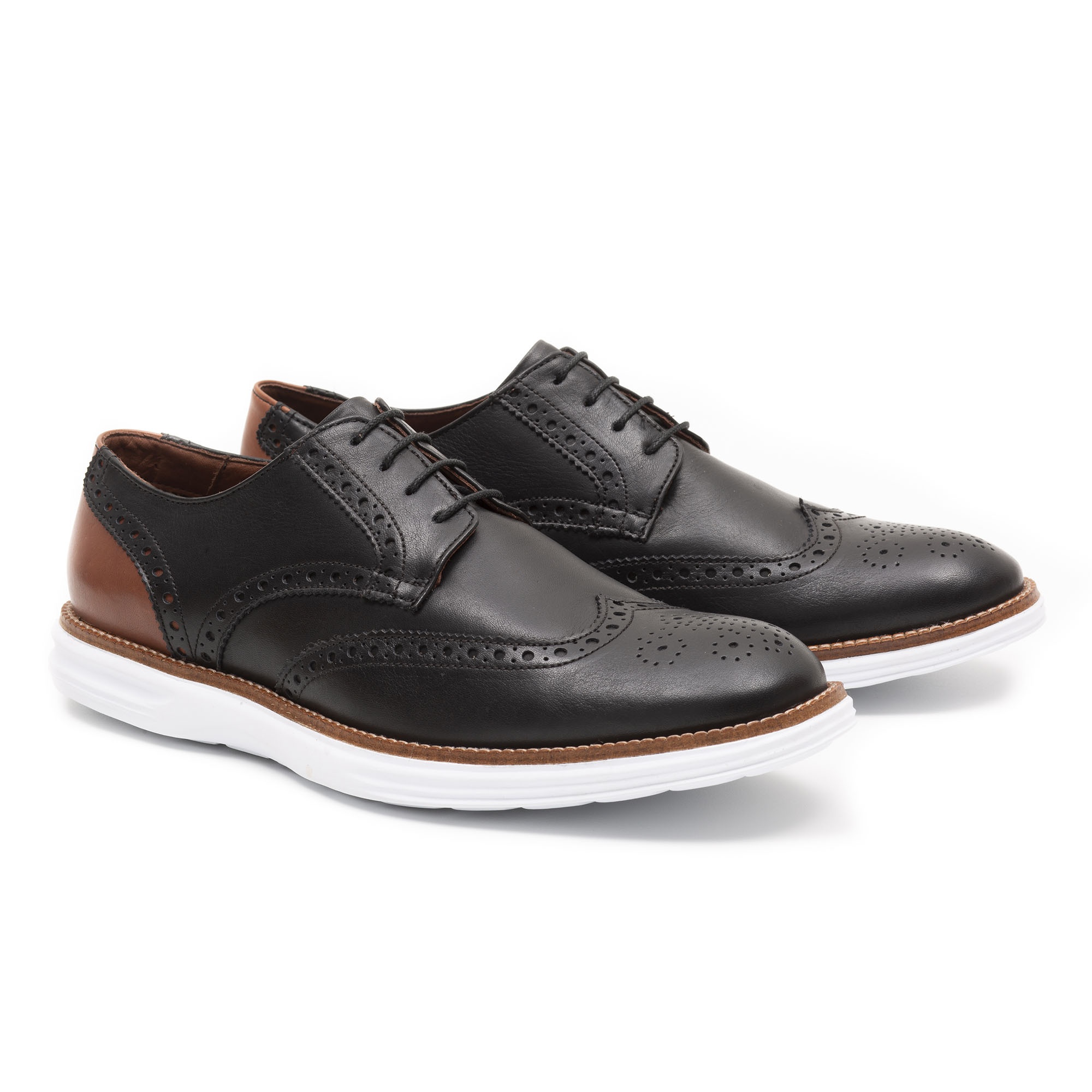 sapato brogue casual