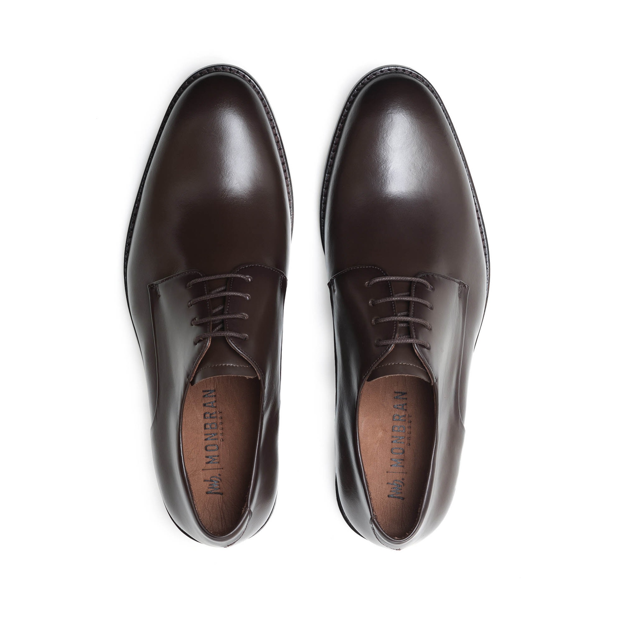 sapato derby masculino marrom