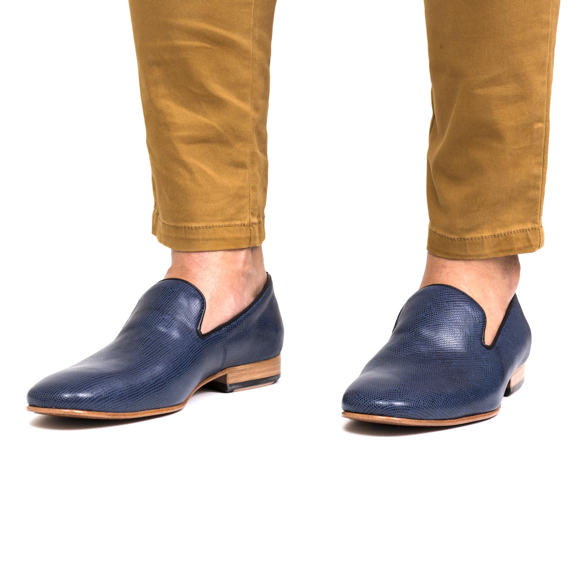 slipper masculino couro