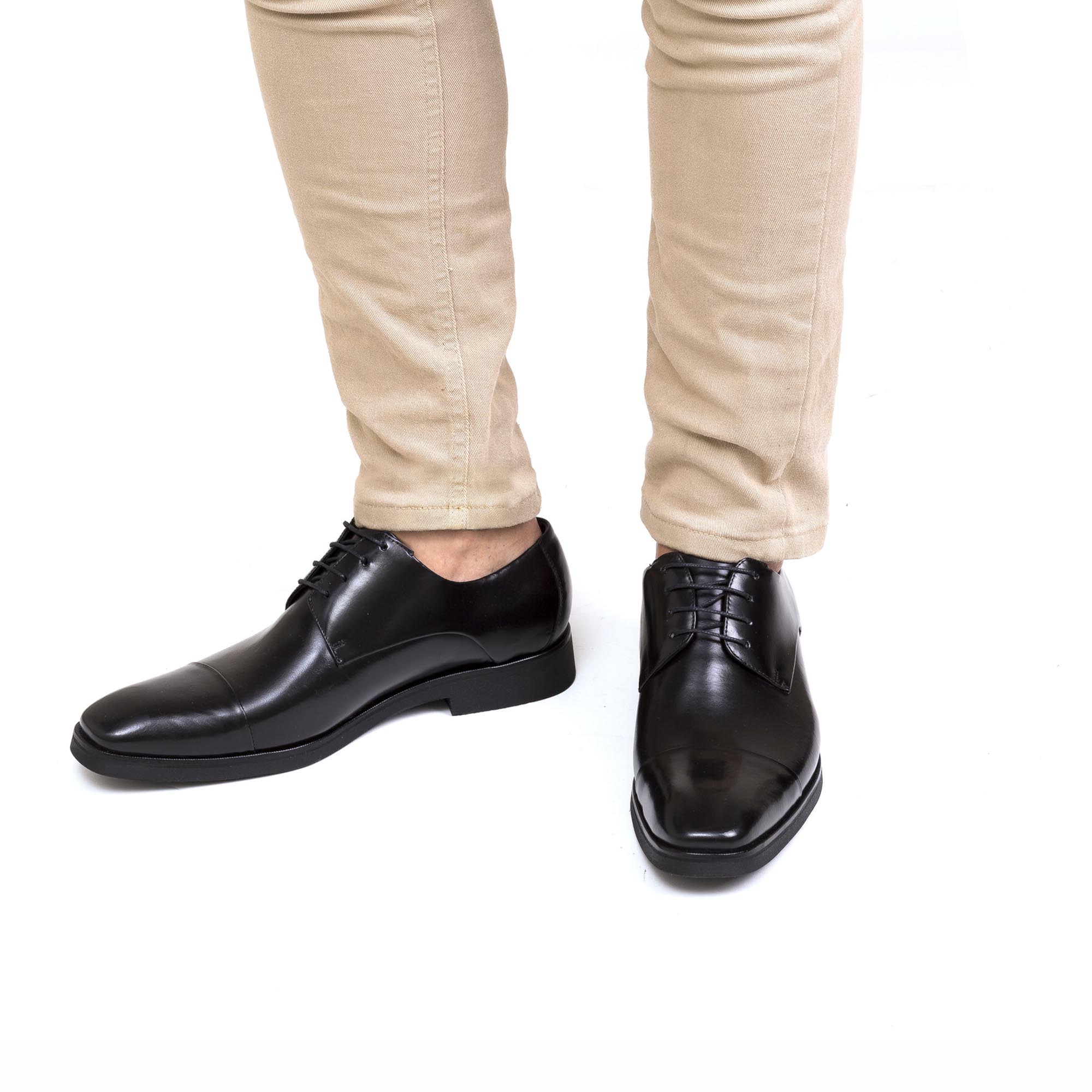 sapato derby masculino preto