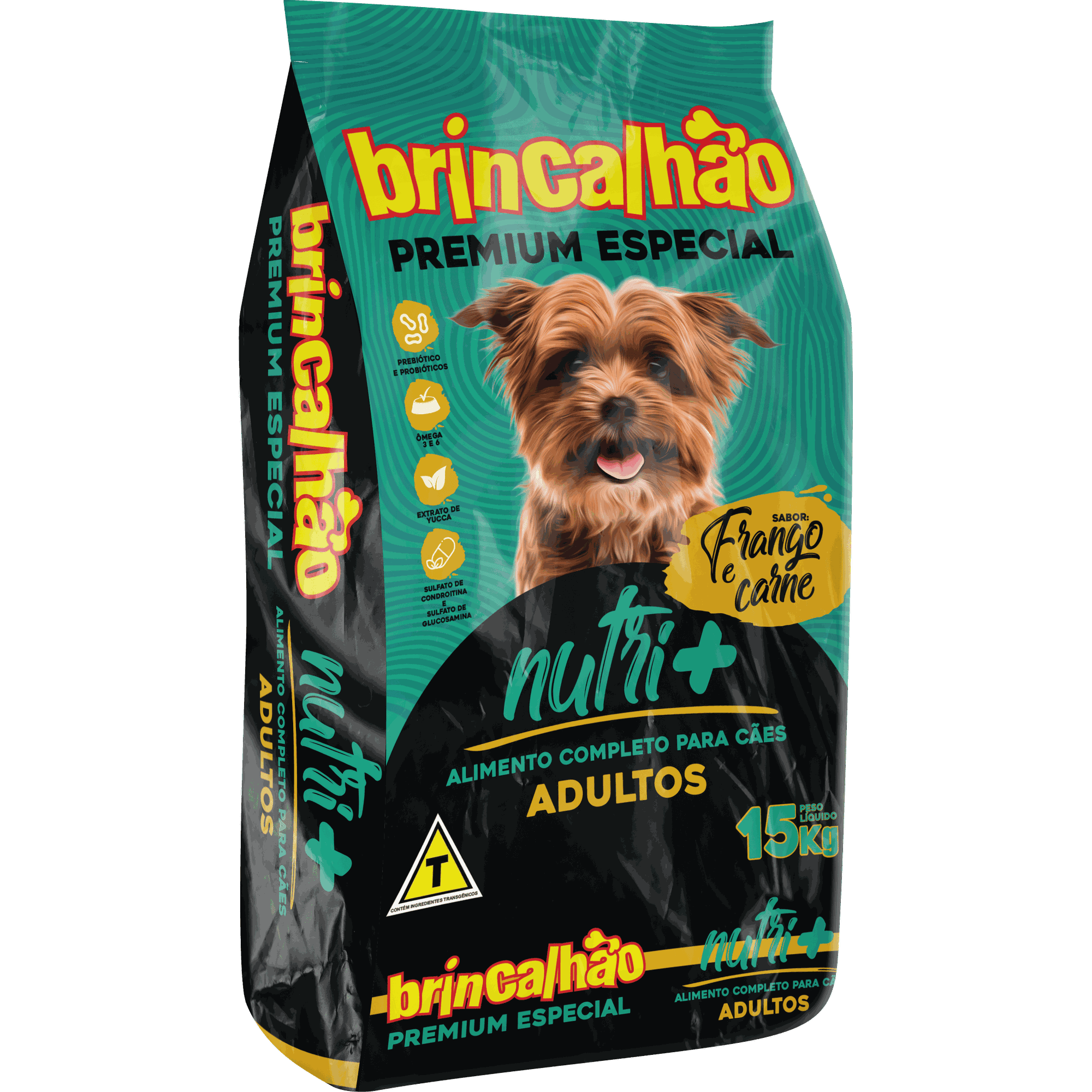 Ração Para Cachorro Adulto Brincalhão Nutri + 15 kg