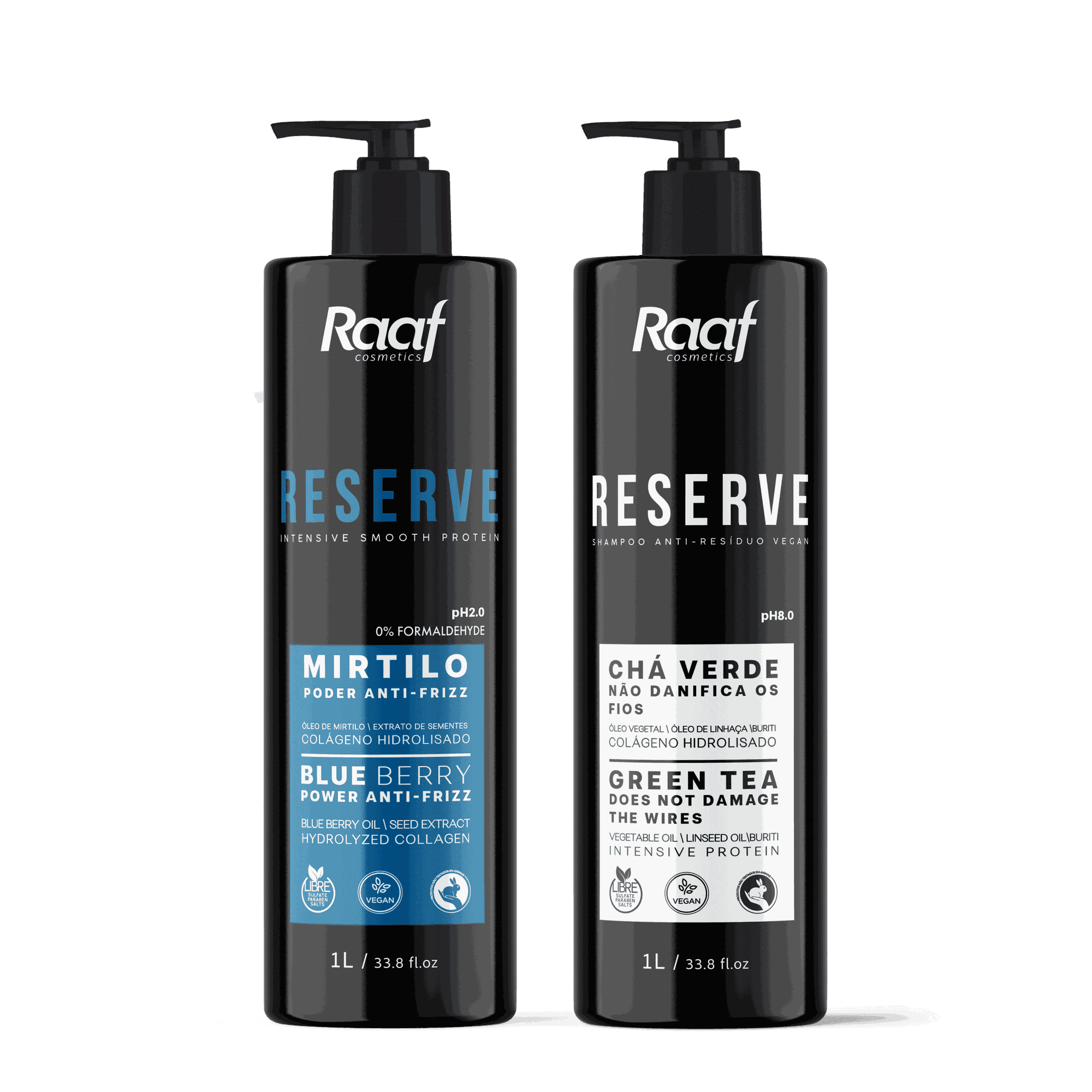 KIT PROGRESSIVA ORGÂNICA REVERSE BLUE BERRY + SHAMPOO ANTI-RESIDUO 