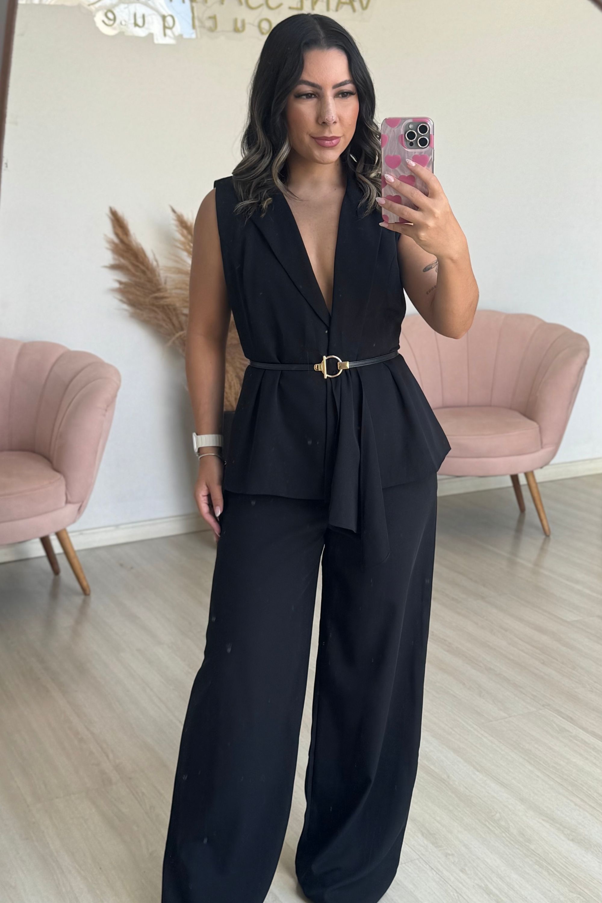 Conjunto Julia - Preto - Vanessa Marques Boutique