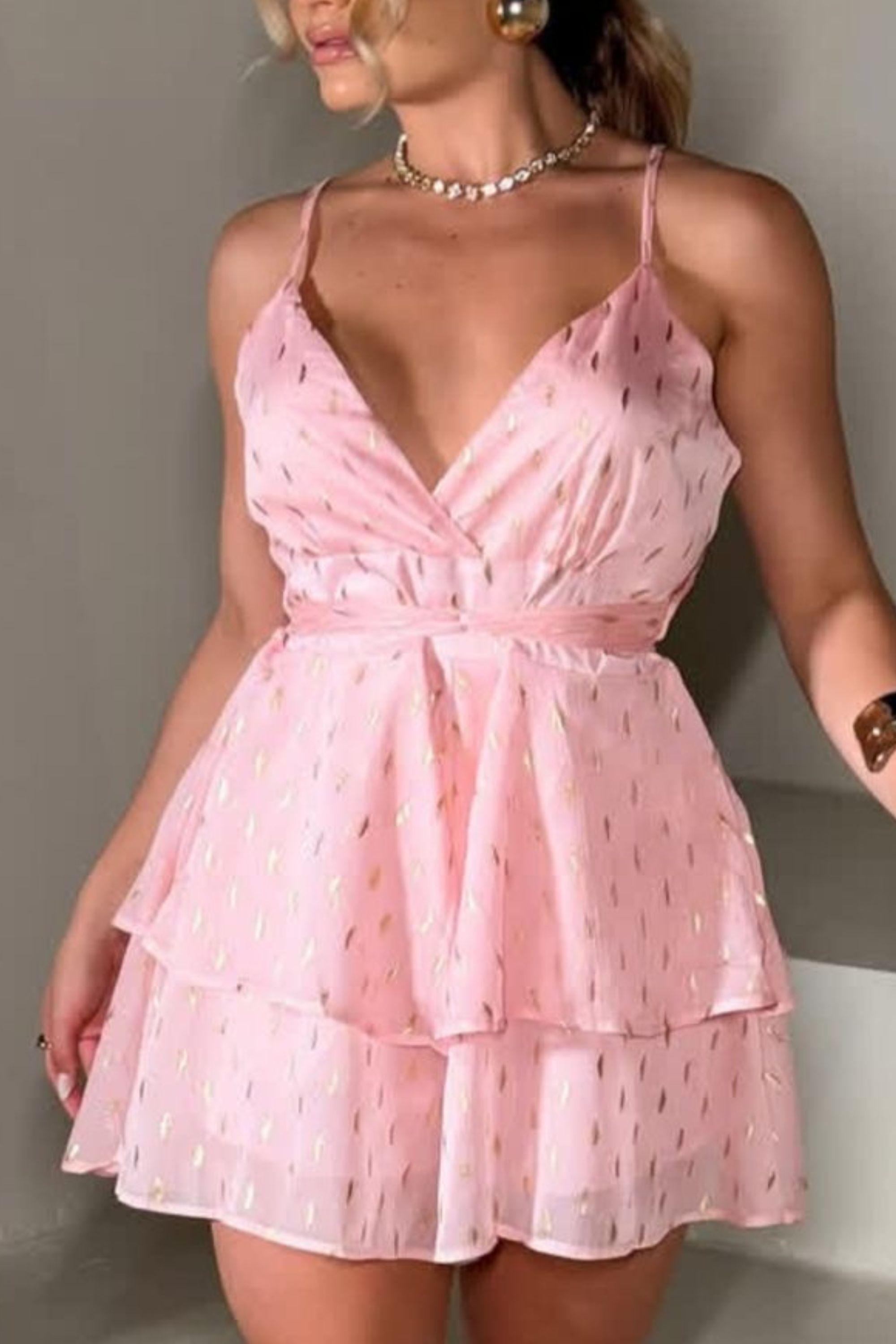 Macaquinho Rosa - Vanessa Marques Boutique