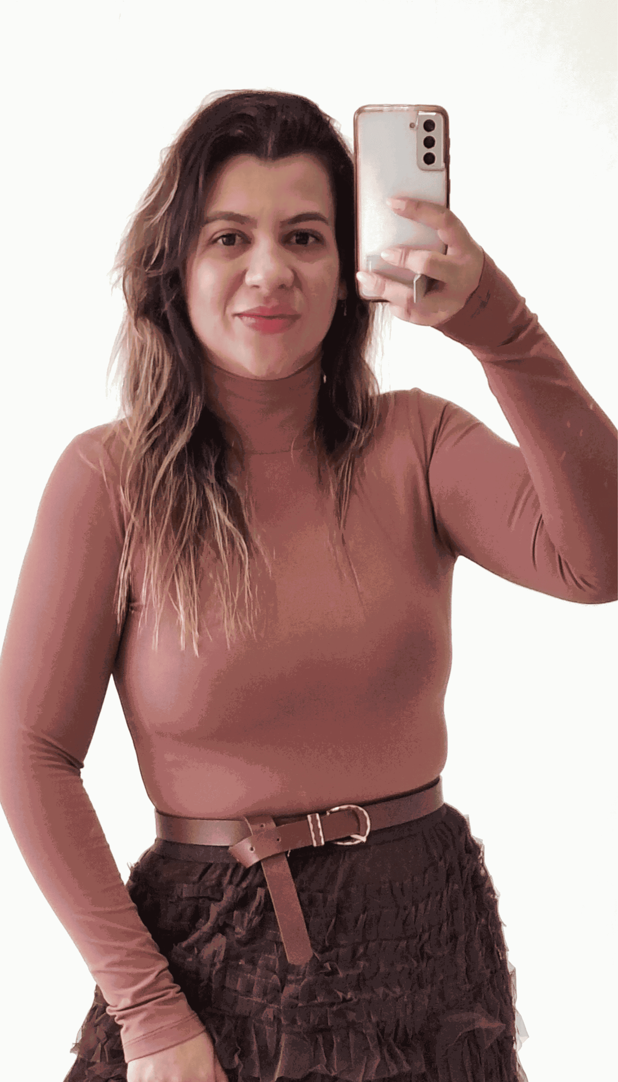 Cacharrel Poliamida Chocolate - THASSIA GABRIELA
