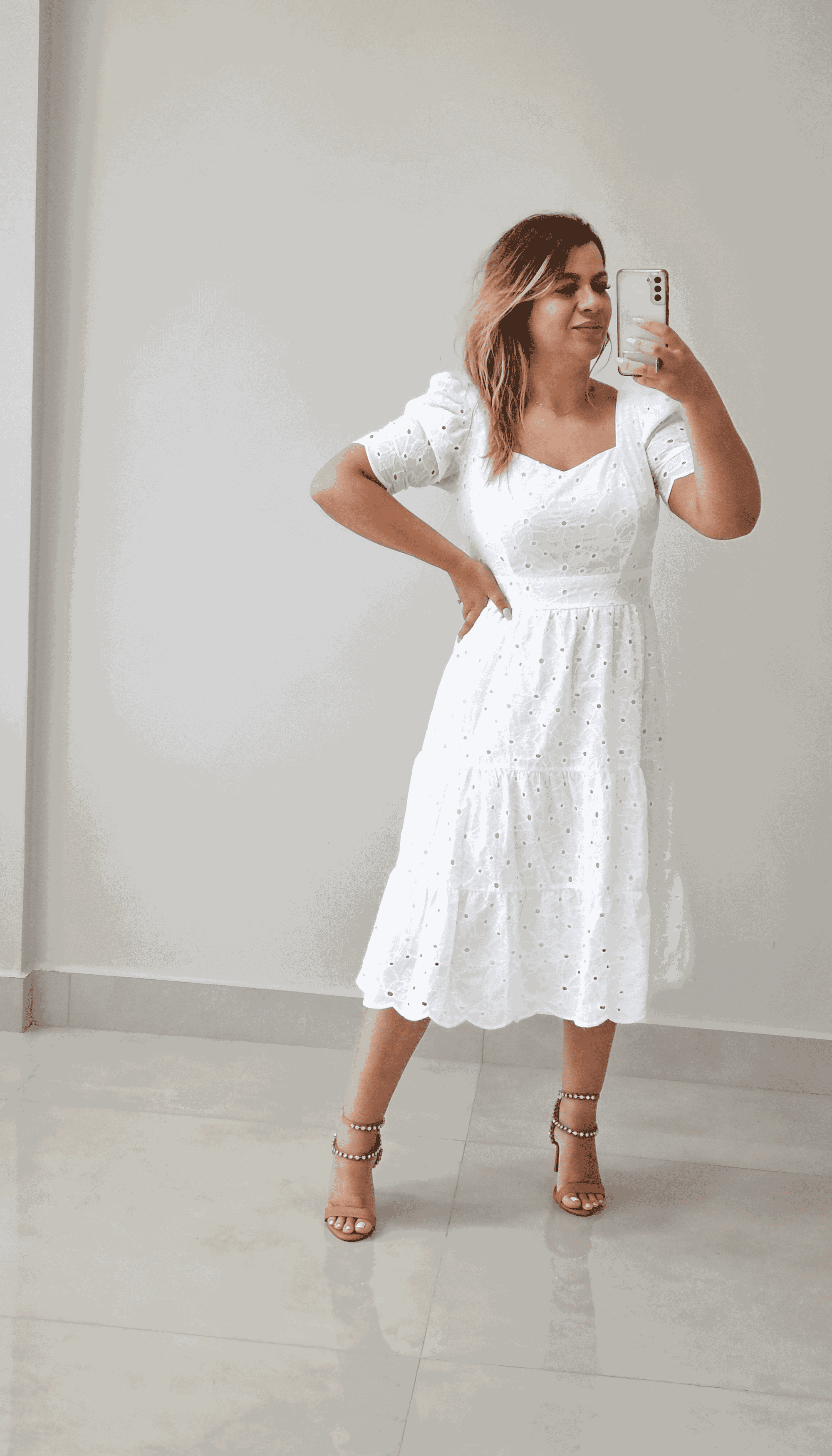 Vestido Laise Branco - THASSIA GABRIELA