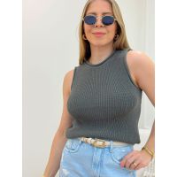 Blusa Bela Grafite