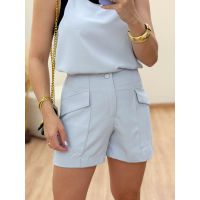 Shorts Luna Cinza