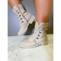 Coturno Chelsea Off White
