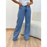 Calça Wide Leg Jeans