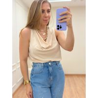 Blusa Degagê Nude