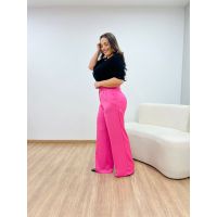 Calça Pantalona Rosa