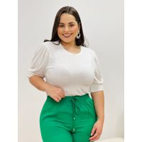 Blusa Malha Branca