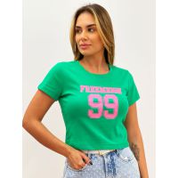 Cropped T-shirt Verde