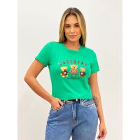 Cropped Teddy Verde