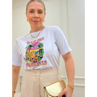 T-shirt Fearless Branca
