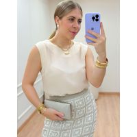 Blusa Bel Creme