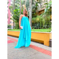 Vestido Laço Azul