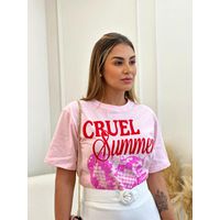 T-Shirt Summer Rosa