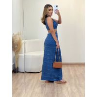 Vestido Elisa Azul