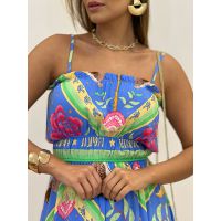 Vestido Tropical Longo