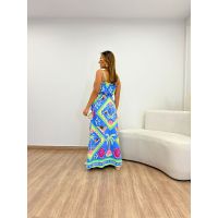 Vestido Tropical Longo