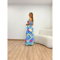 Vestido Tropical Longo