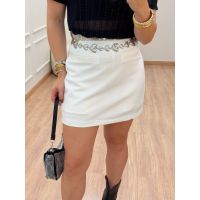 Shorts Saia Cléo Branco