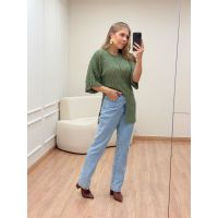Blusa Assimétrica Verde