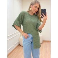 Blusa Assimétrica Verde