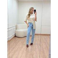 Blusa Assimétrica Nude