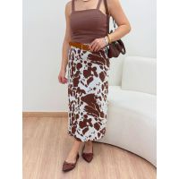 Saia Cowprint Marrom
