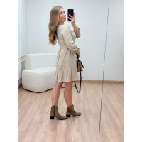 Vestido Soraia Bege