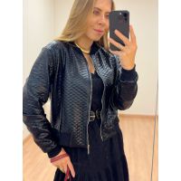 Jaqueta Matelassê Preta