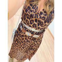 Vestido Ester Onça
