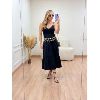Vestido Kiara Midi Preto