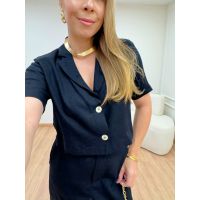 Cropped Muriel Preto
