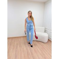 Colete Marmorizado Jeans