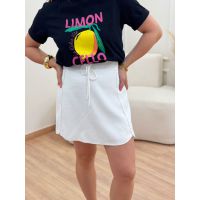 Shorts Saia Gabi Branco