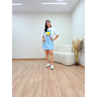 Shorts Saia Gabi Azul