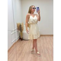 Vestido Catarina Creme