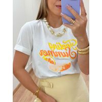 T-shirt Summer Branca