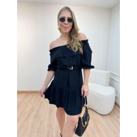 Vestido Marcela Preto
