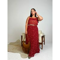 Blusa Boho Cereja