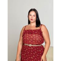 Blusa Boho Cereja