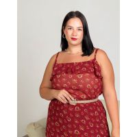 Blusa Boho Cereja